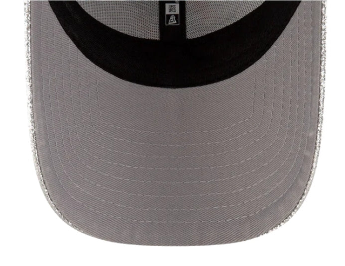 Miami Heat New Era Women's 9FORTY Sparkly Adjustable Hat - Silver