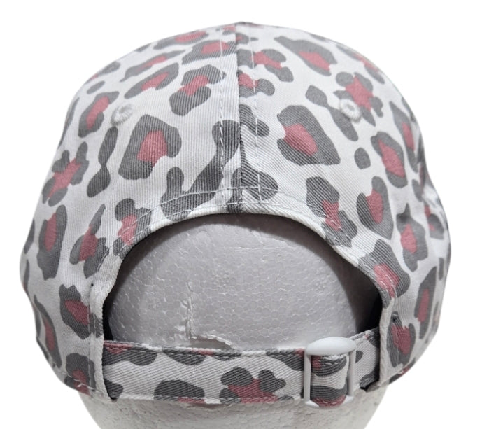 Miami Heat New Era Women's 9Twenty Animal Pattern Adjustable Hat - White