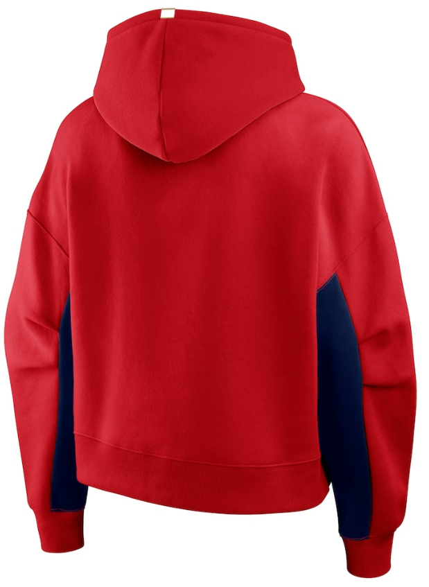 Florida Panthers Fanatics Women's Back Check Boxy Hoodie - Red