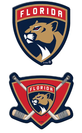 Florida Panthers Precision Cut Acrylic Magnet Set - 2 Pk