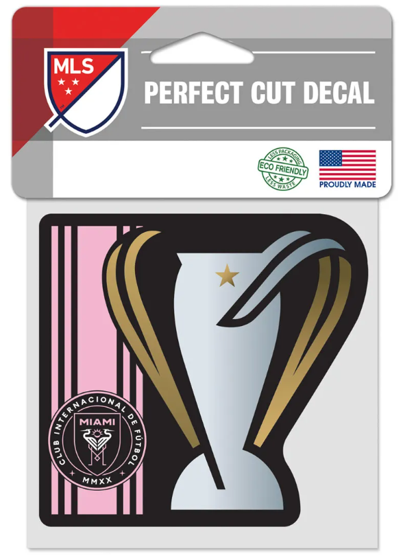 Inter Miami CF 2025 MLS Champs Perfect Cut Decal - 3.5"