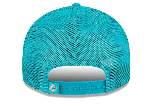 Miami Dolphins New Era 9Fifty Low Profile Primary Logo Trucker Hat - Aqua