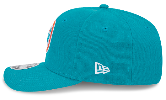 Miami Dolphins New Era 9Seventy Vintage Logo Snapback Hat - Aqua