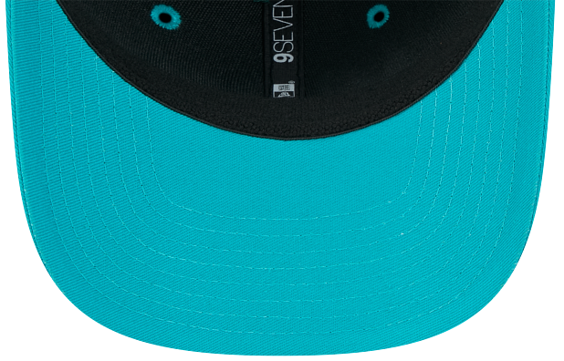 Miami Dolphins New Era 9Seventy Wordmark Rope Snapback Hat - Aqua