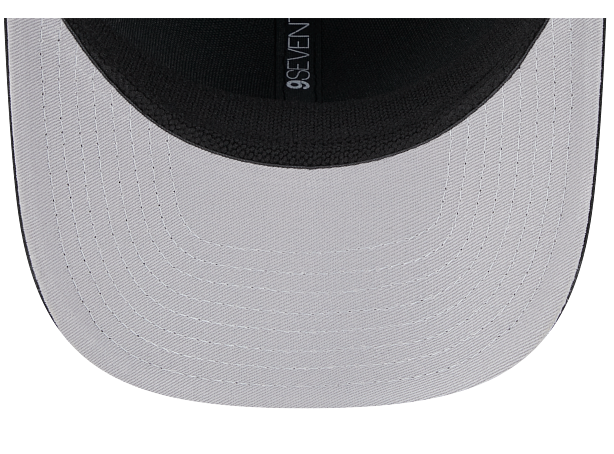 Miami Marlins New Era 9Seventy Retro Logo Two-Tone Snapback Hat - Black/Teal