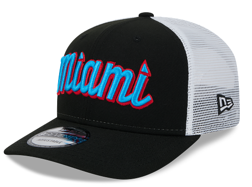 Miami Marlins New Era 9Seventy City Connect Snapback Hat - Black