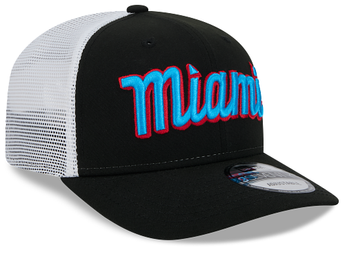 Miami Marlins New Era 9Seventy City Connect Snapback Hat - Black