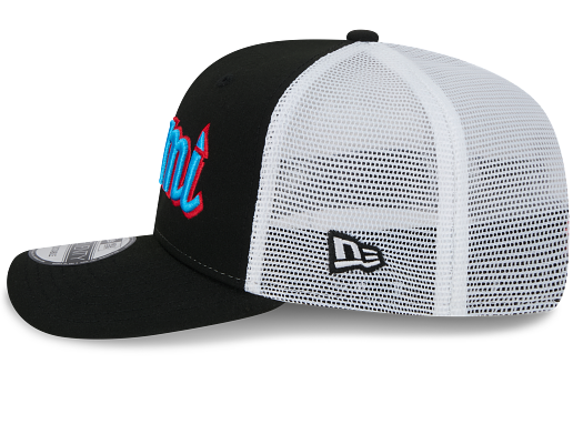 Miami Marlins New Era 9Seventy City Connect Snapback Hat - Black