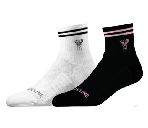 Inter Miami CF Strideline 2 Pack Premium Half Calf Knit Socks