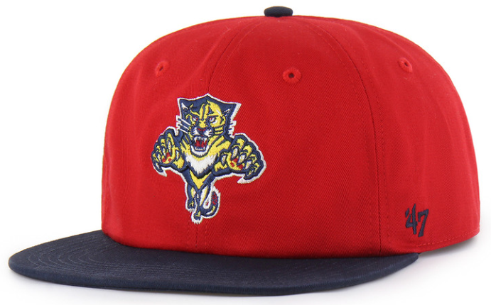 Florida Panthers 47 Brand Debut Captain Snapback Hat - Red/Navy