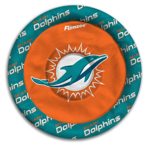 Miami Dolphins Flimzee Bean Bag Flying Disc