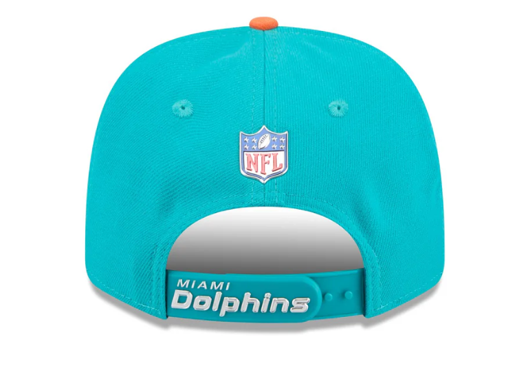 Miami Dolphins New Era 9Seventy 2026 Draft Snapback Hat - Aqua/Orange