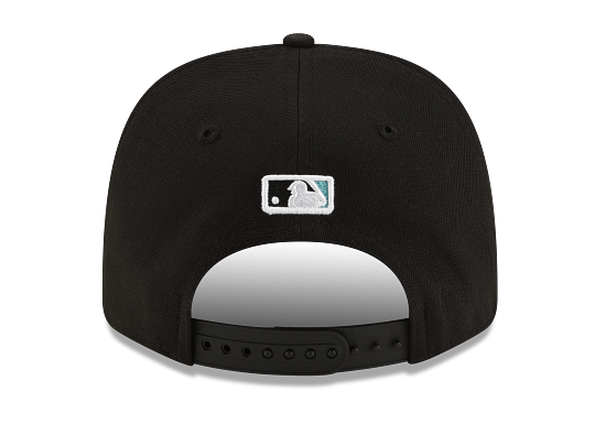 Miami Marlins New Era 9Seventy Player Replica Retro Snapback Hat - Black