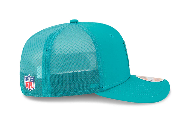 Miami Dolphins New Era 9Seventy Sideline Vintage Logo Snapback Hat - Aqua