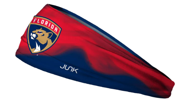 Florida Panthers JUNK Headband Face Off - Red/Navy