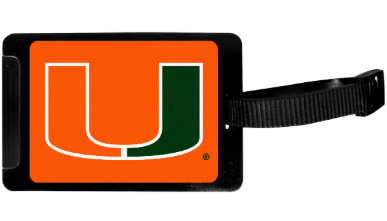 Miami Hurricanes Basic Luggage Tag
