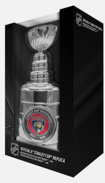 Florida Panthers 2024 2025 Stanley Cup Champions Stanley Cup Trophy - 8 Inch