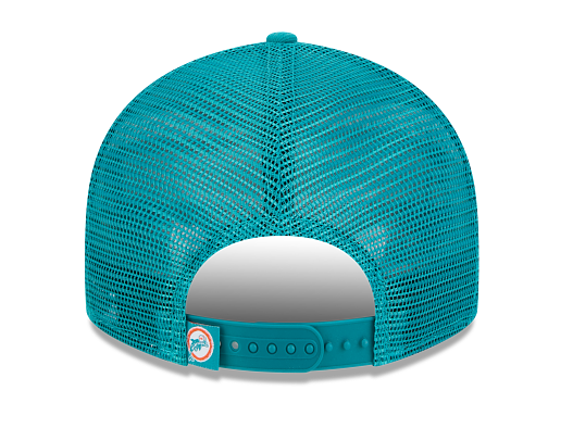 Miami Dolphins New Era 9Fifty Low Profile Vintage Logo Trucker Hat - Aqua