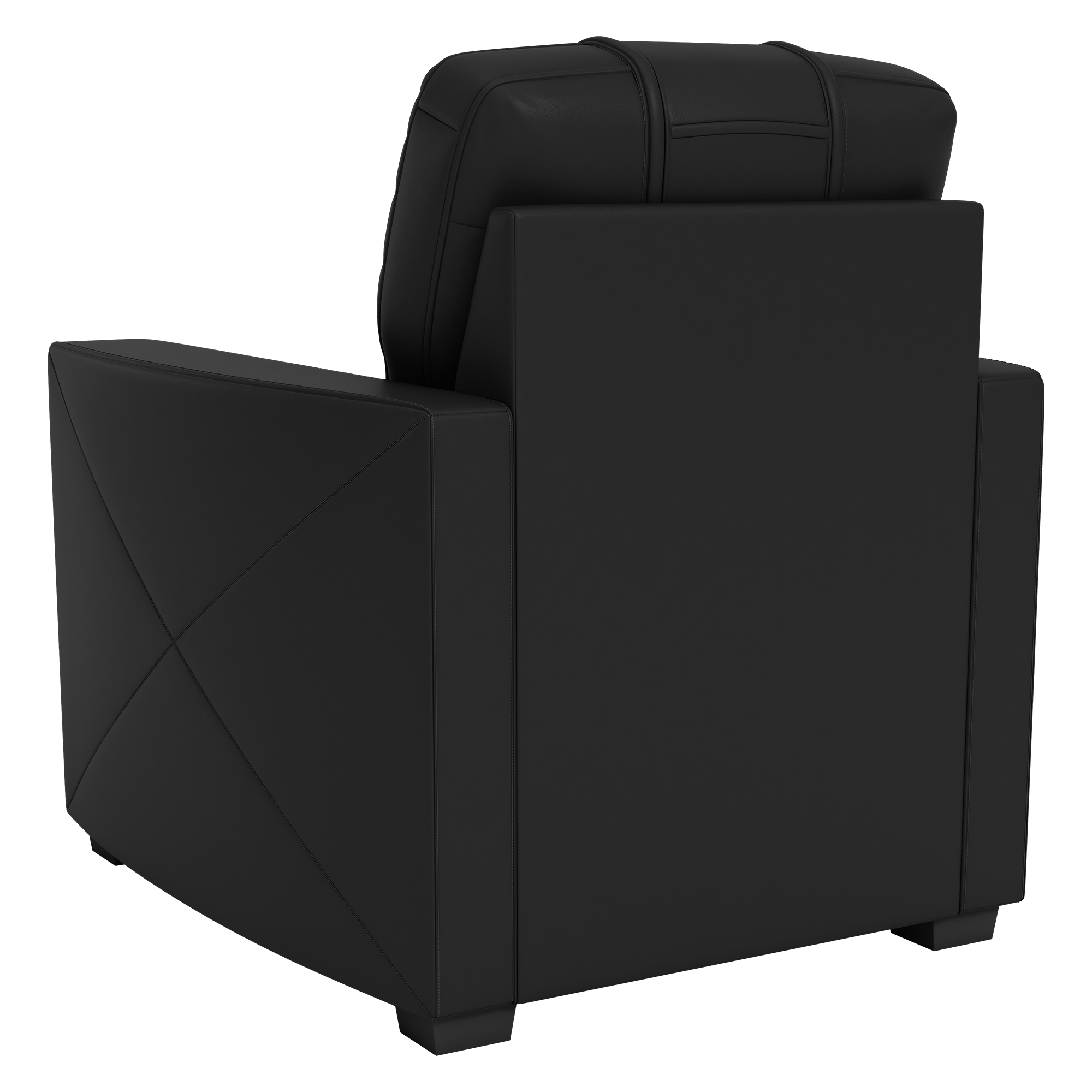 Silver Club Chair with Miami Hurricanes Secondary Logo
