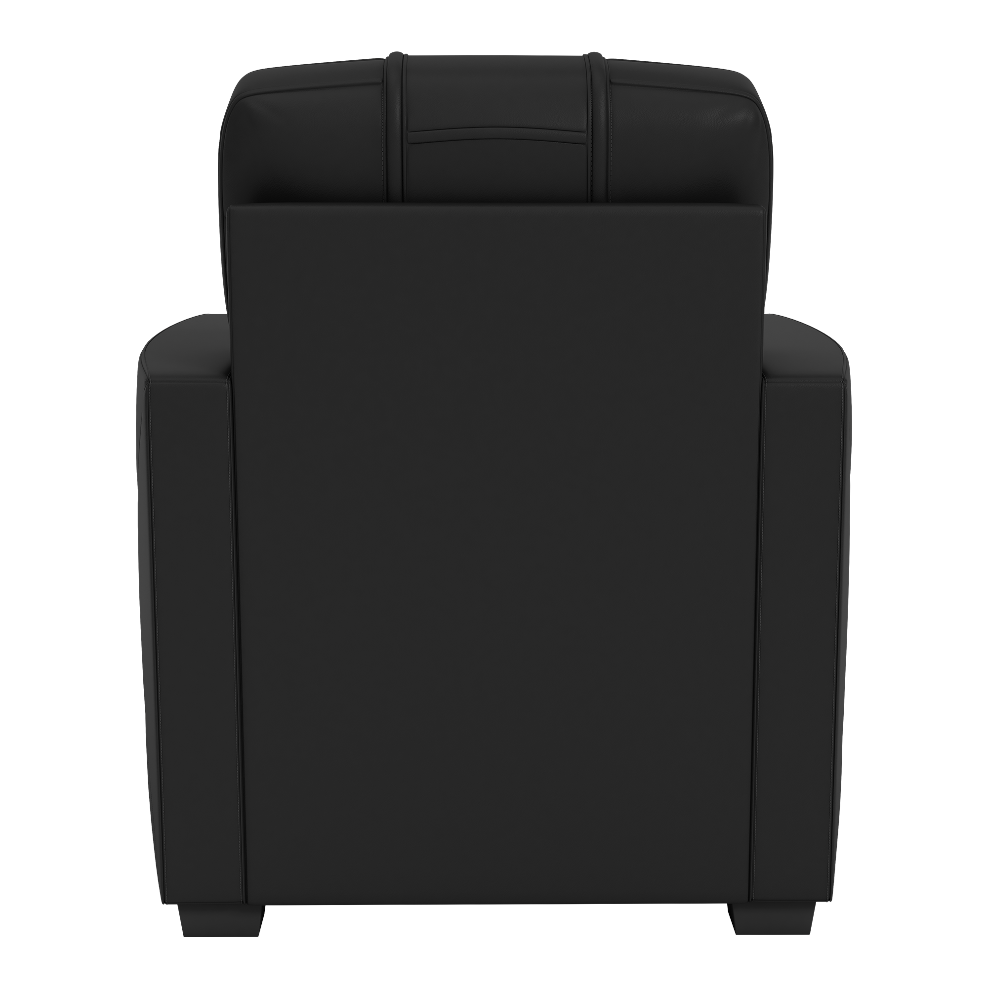Silver Club Chair with Miami Hurricanes Logo