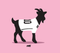 GOAT T-Shirt for Soccer Fans - Pink