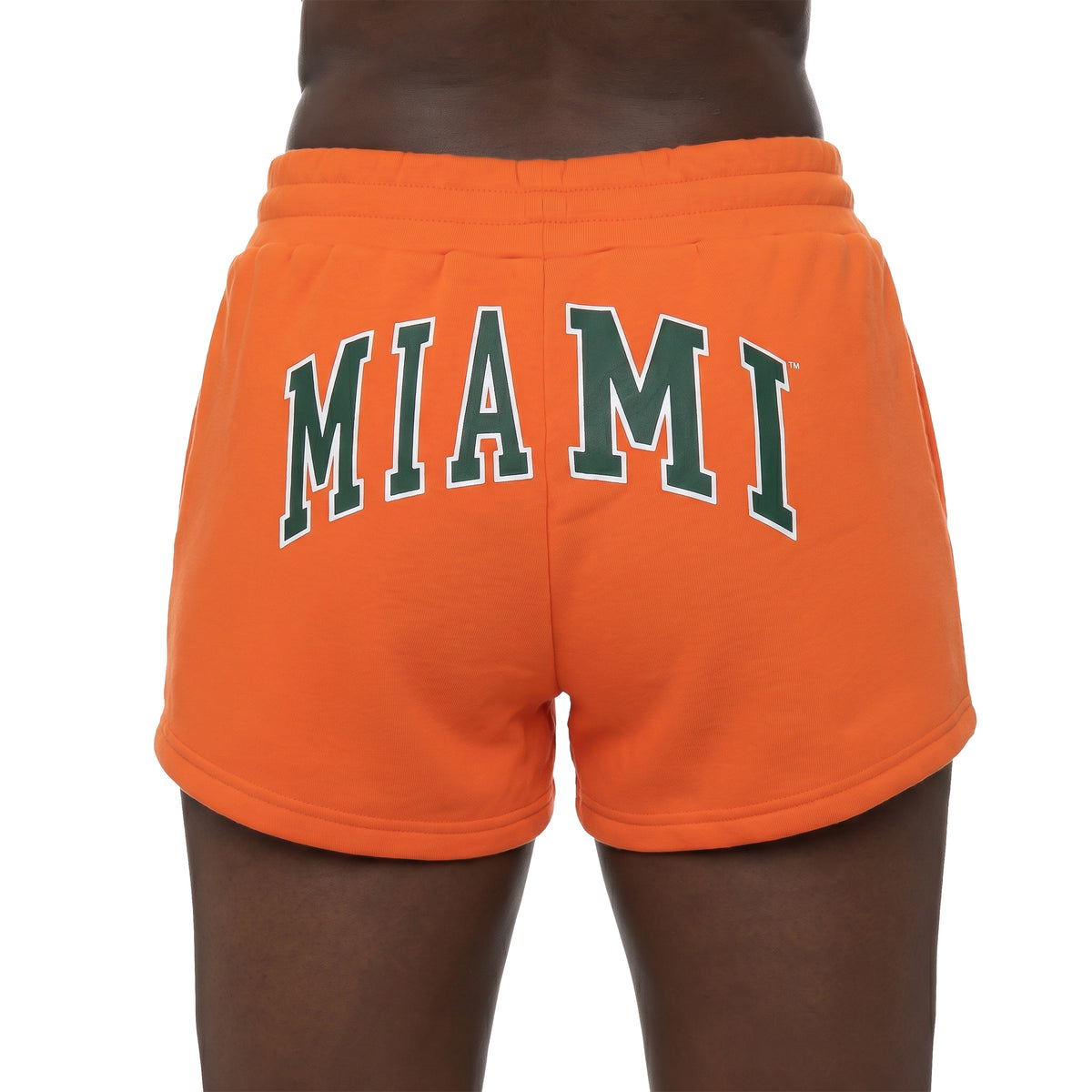 Miami Hurricanes ZooZatz Fleece Box Shorts - Orange