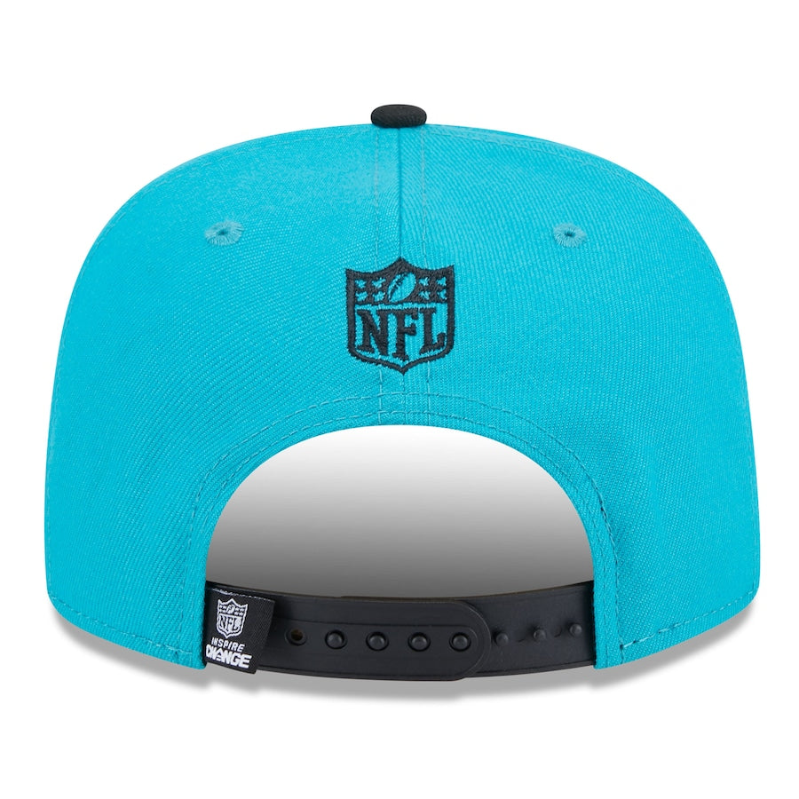 Miami Dolphins New Era 2024 Inspire Change A-Frame 9FIFTY Snapback Hat - Aqua/Black