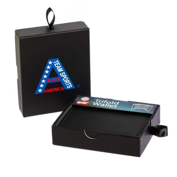 Miami Dolphins Tri-Fold Wallet w/Embossed Logo - Black