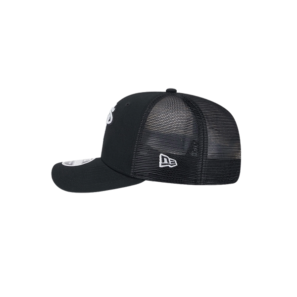 Men's San Diego Padres New Era Black Canvas 9SEVENTY Stretch-Snap Hat