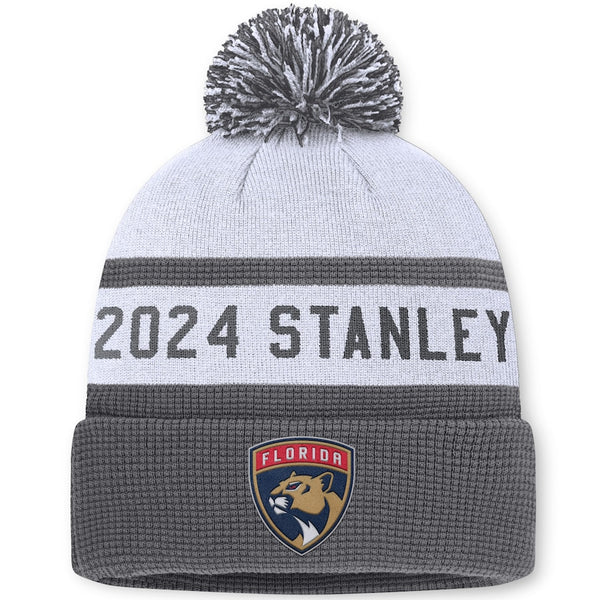 Florida Panthers 2024 Stanley Cup Champs Beanie Gray
