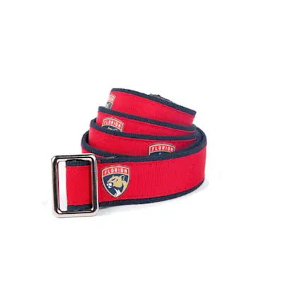 Florida Panthers Gells Go-To Belt - Red/Navy