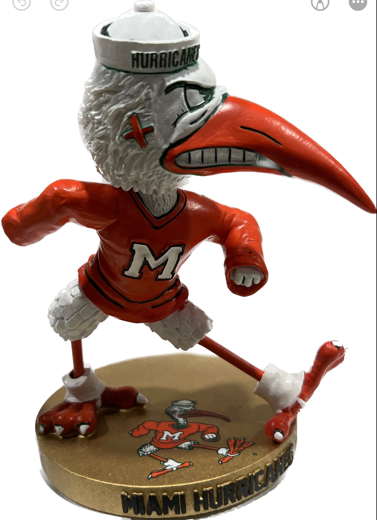 Miami Hurricanes Vintage Sebastian Limited Edition Bobblehead - 5.5 Inches