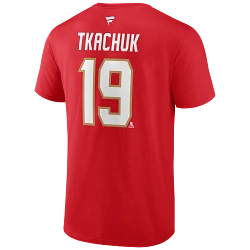 Florida Panthers Matthew Tkachuk 2023 Stanley Cup Finals T-Shirt - Athletic Red