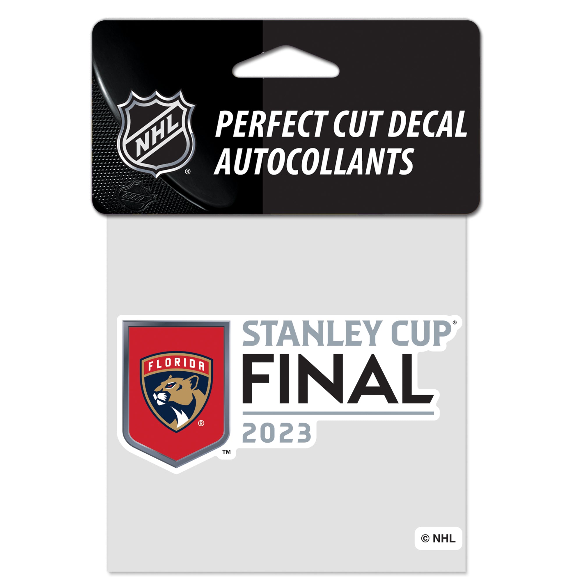 Florida Panthers WinCraft 2023 Stanley Cup Final 4" x 4" Perfect Cut Decal