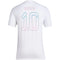 Lionel Messi x adidas Name & Number Logo #10 T-Shirt - White