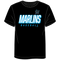 Miami Marlins Fanatics Bold Wordmark T-Shirt - Black