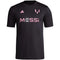 Lionel Messi x adidas Wordmark Pregame T-Shirt - Black