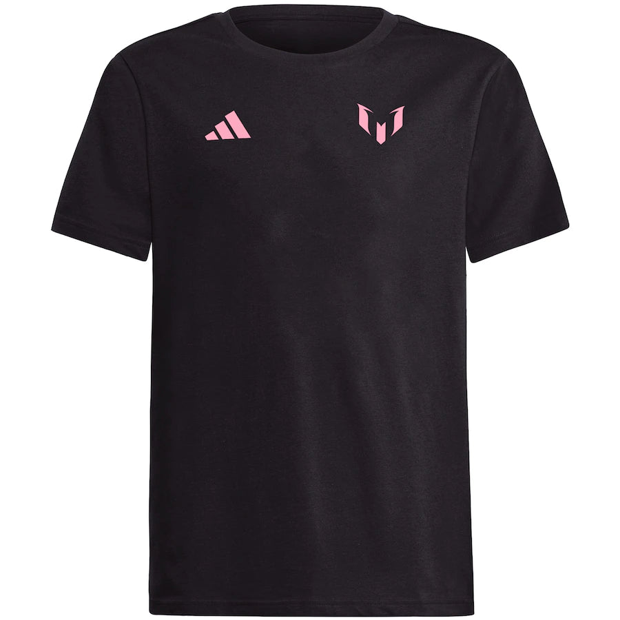 Lionel Messi x adidas Name & Number Logo #10 T-Shirt - Black