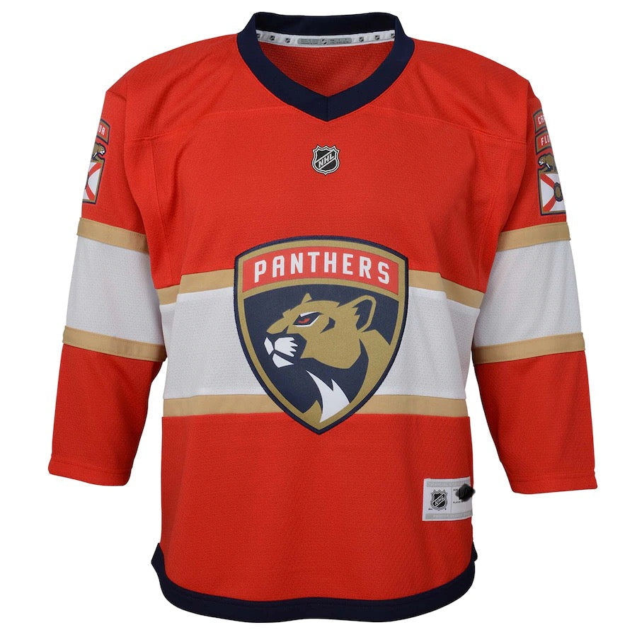 Florida Panthers Kids Replica Home Jersey - Red