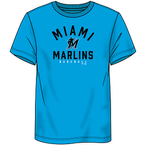 Miami Marlins Victory T-Shirt - Electric Blue