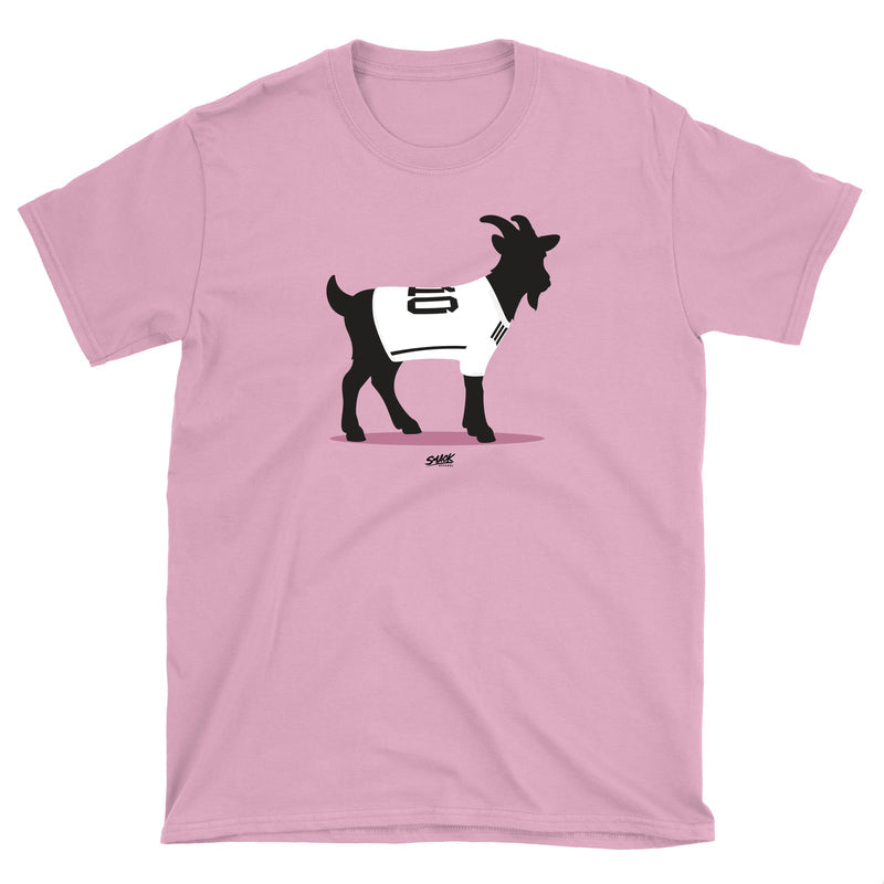 GOAT #10 Youth T-Shirt for Soccer Fans - Pink