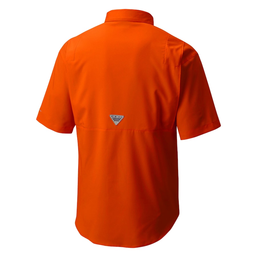 Miami Dolphins Columbia PFG Tamiami Shirt Primary Logo - Orange
