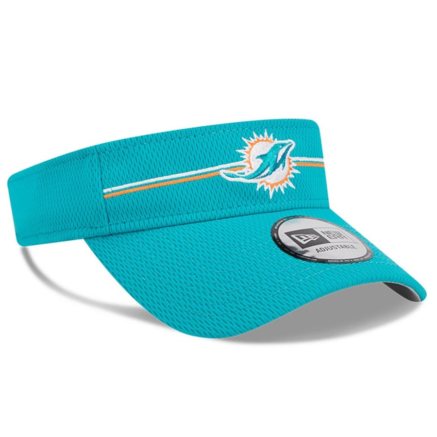 Miami Dolphins New Era 2023 NFL Training Camp Adjustable Visor - Aqua