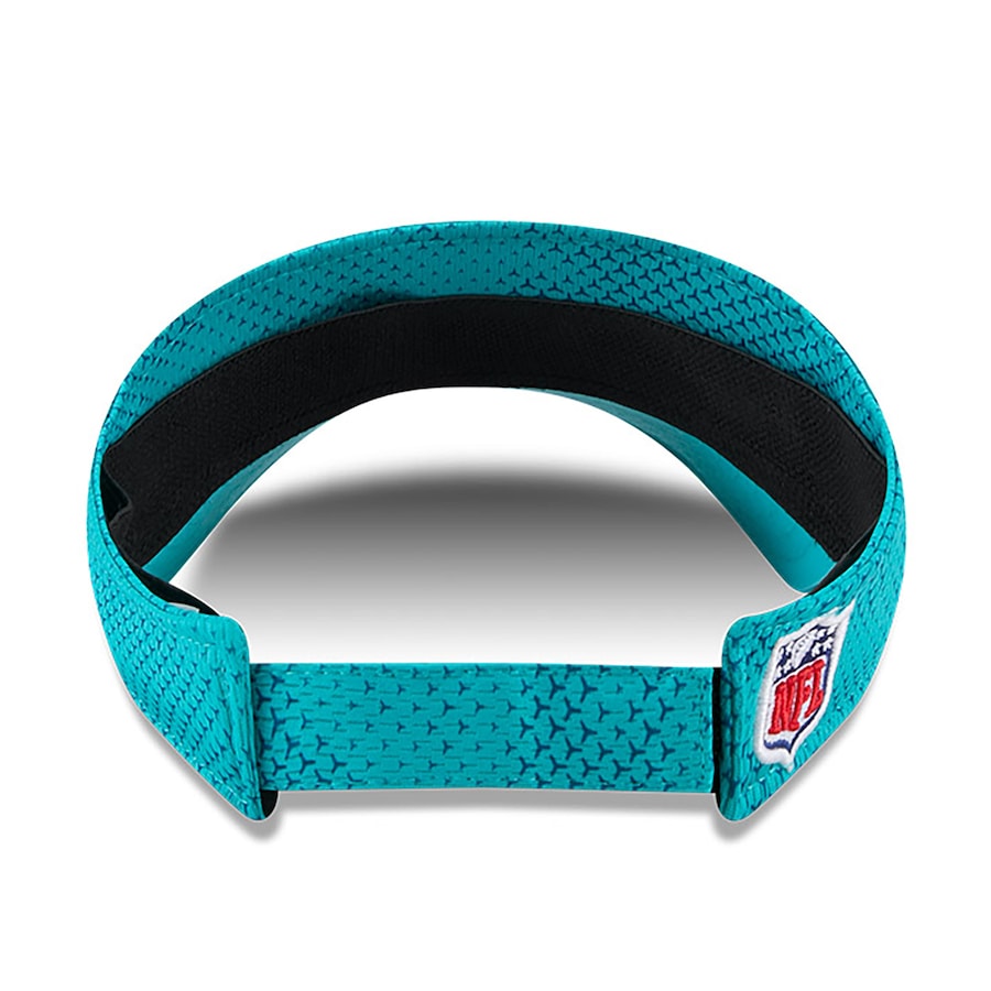Miami Dolphins New Era Sideline Adjustable Visor - Aqua