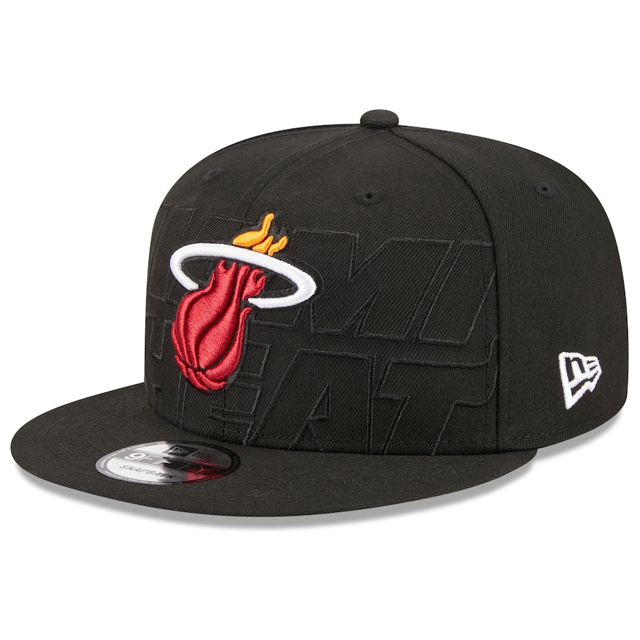 Miami Heat New Era 2023 NBA Draft 9Fifty Snapback Hat - Black