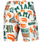 Miami Hurricanes Wes & Willy Vault Tech Swimming Trunks - White