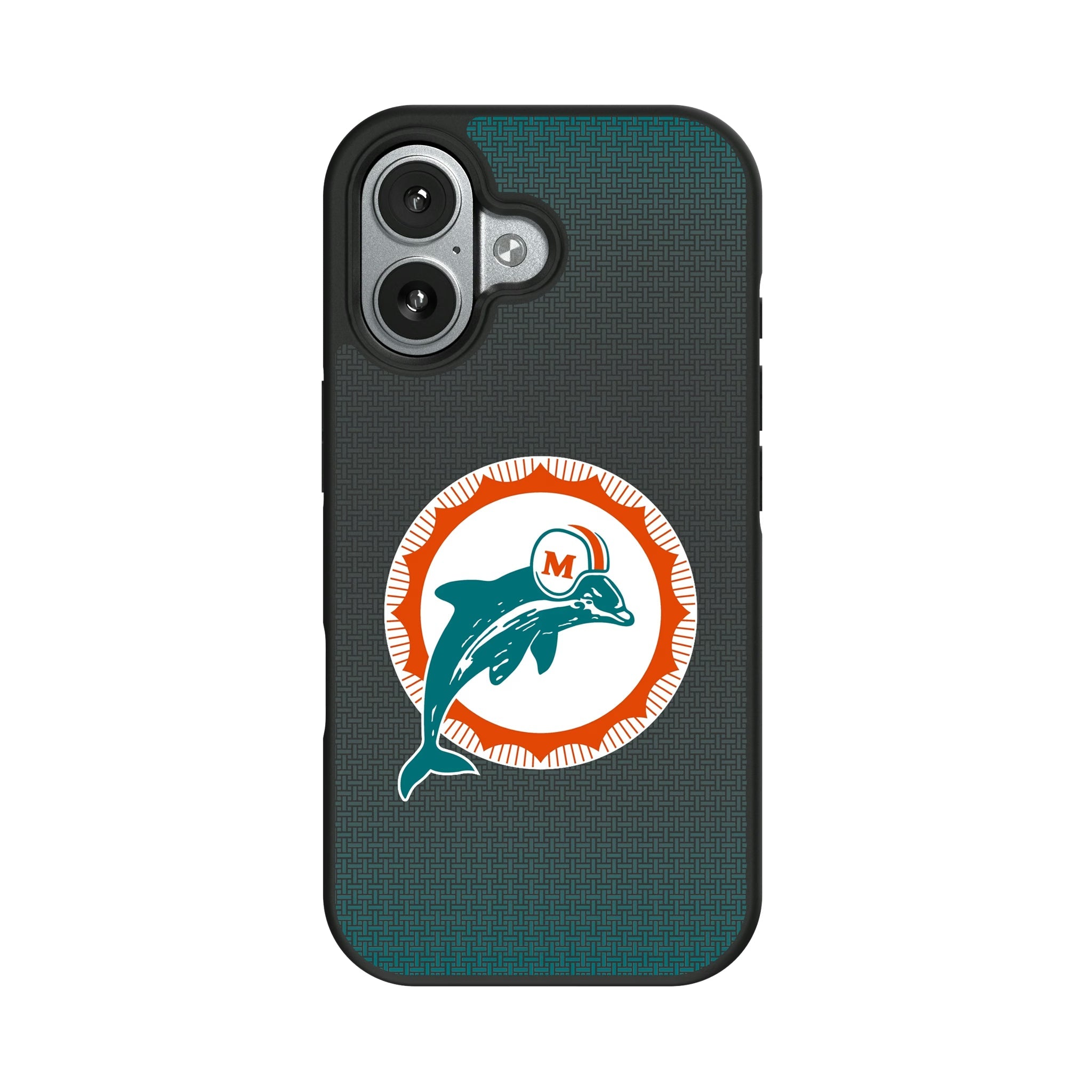 Miami Dolphins 1966-1973 Historic Collection Linen Bump Phone Case