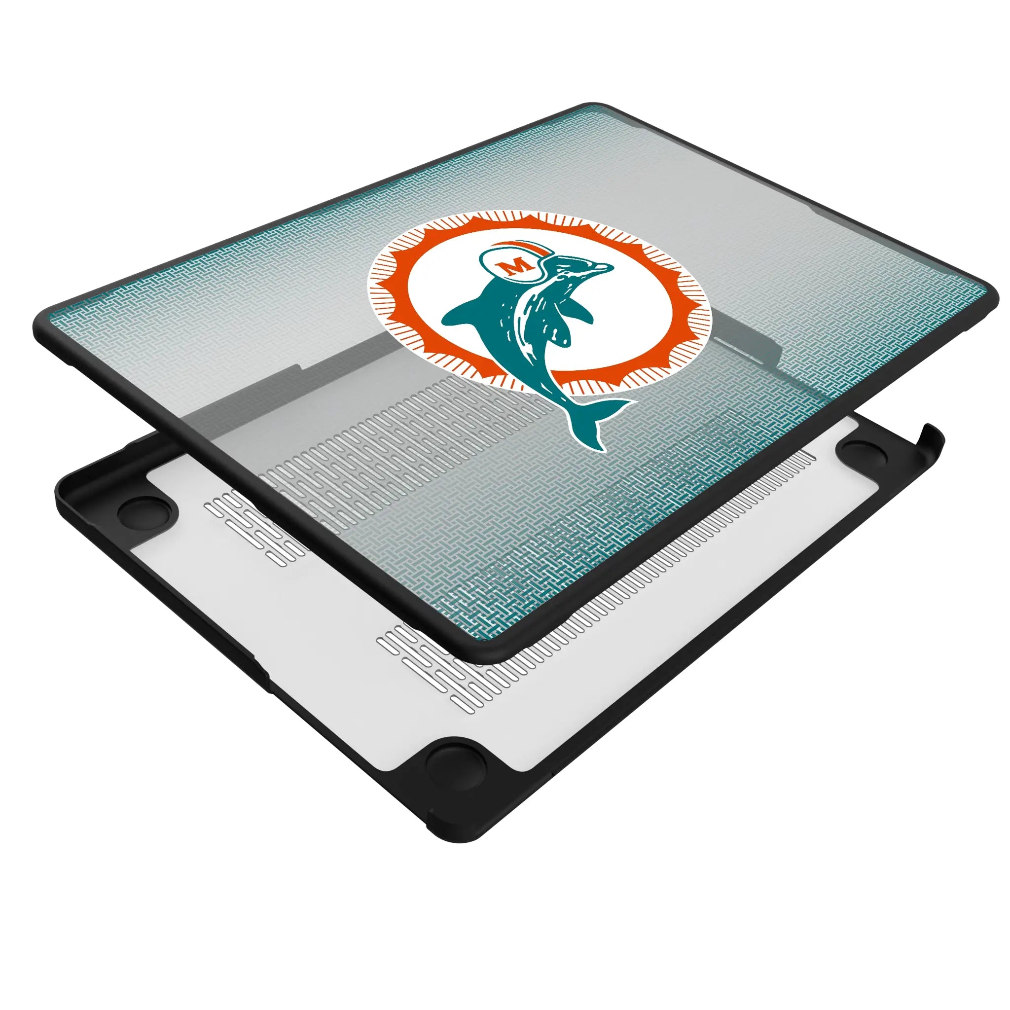 Miami Dolphins 1966-1973 Historic Collection Linen Laptop Case for Apple MacBook