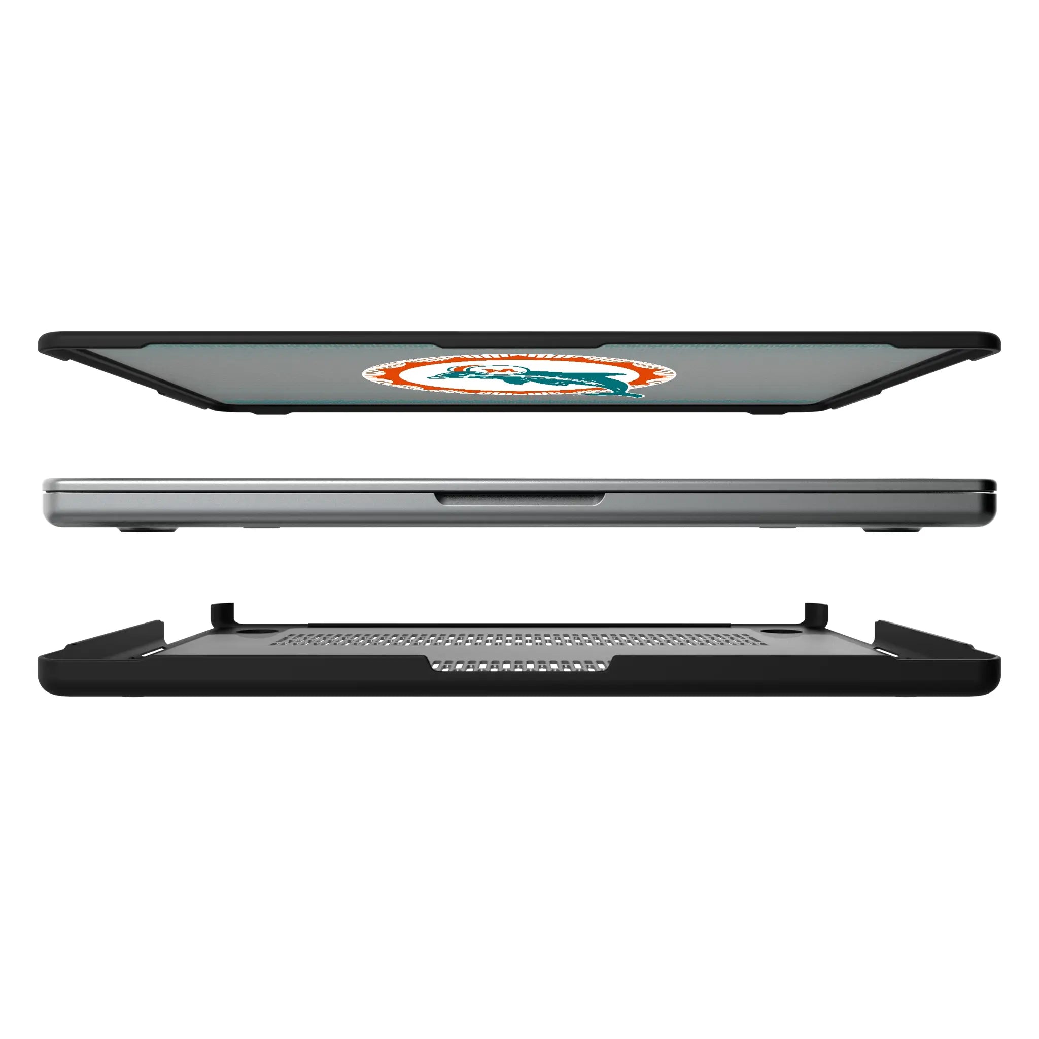 Miami Dolphins 1966-1973 Historic Collection Linen Laptop Case for Apple MacBook
