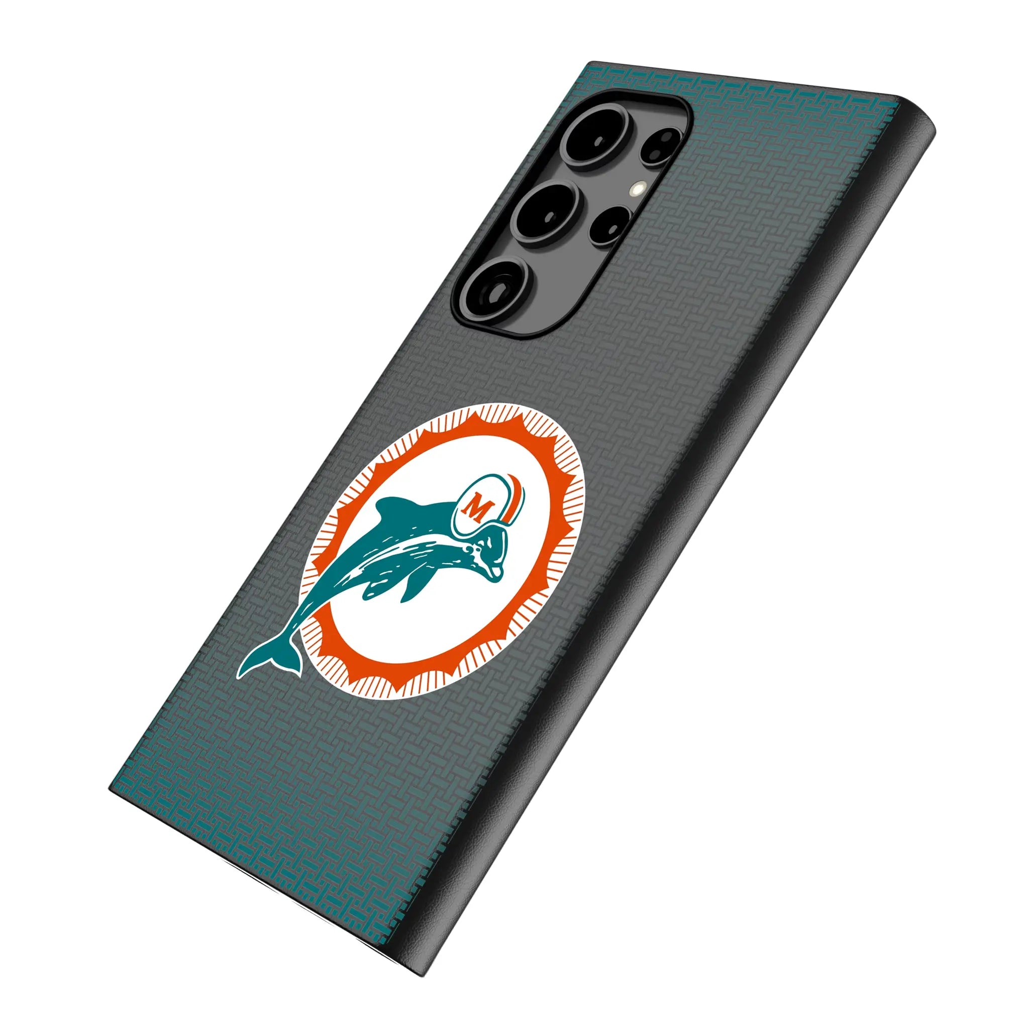 Miami Dolphins 1966-1973 Historic Collection Linen MagSafe Compatible Phone Case for Samsung Galaxy